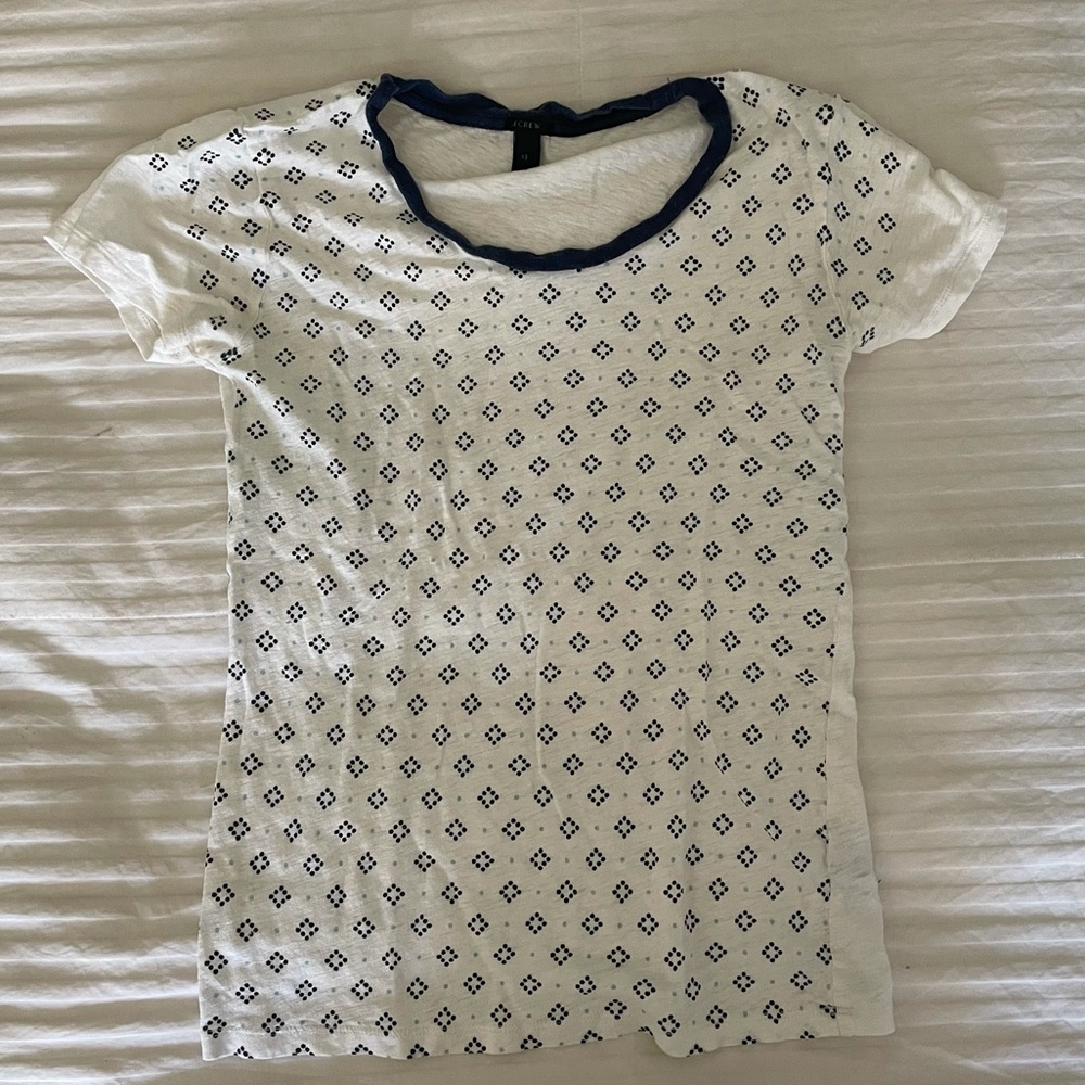 J.Crew Patterned T-shirt
